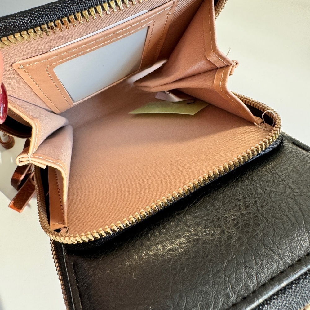 Black and Brown Crossbody Bag - Picture 5 of 9